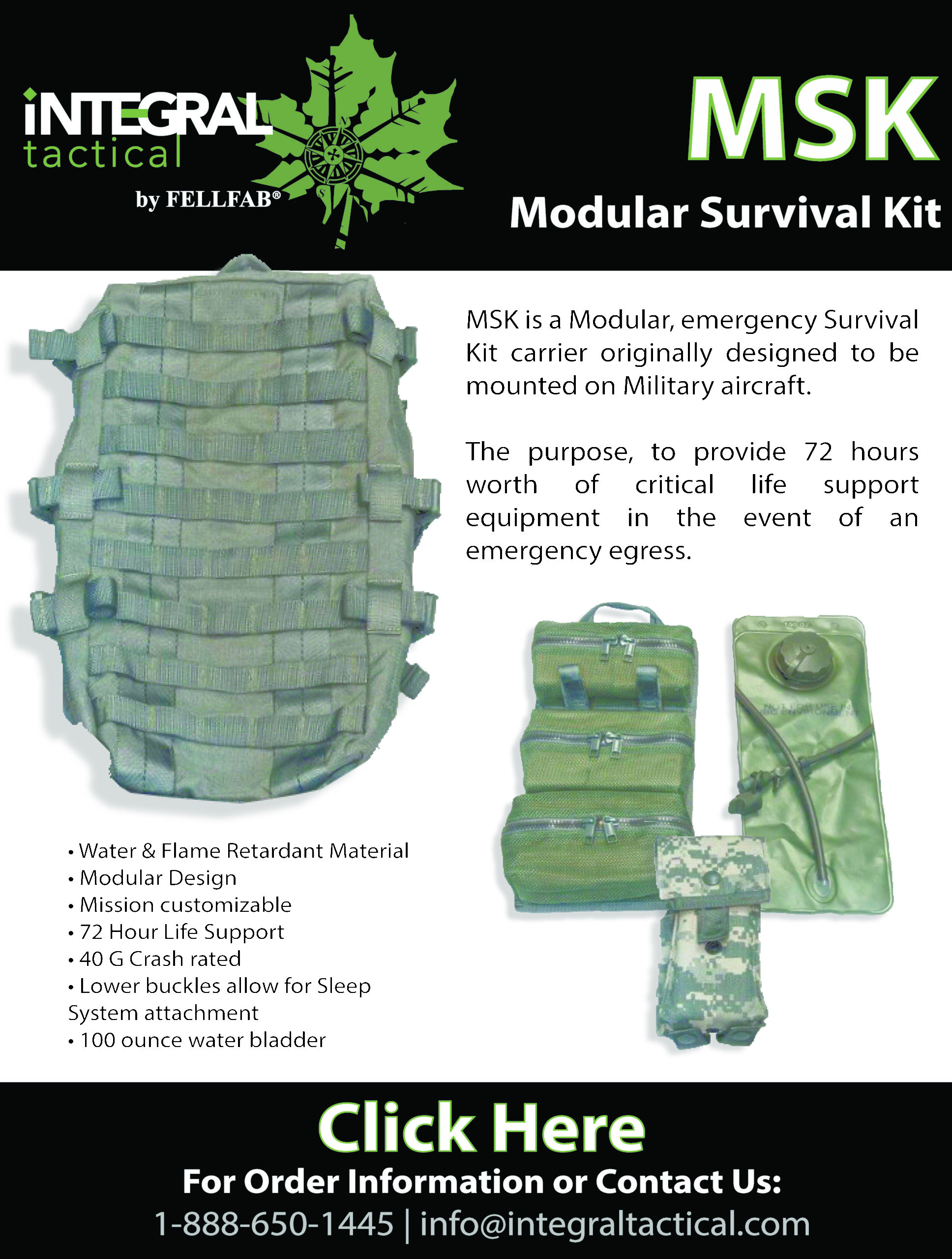 Msk Injuries Kit MSK Modular Survival Kit - Fellfab
